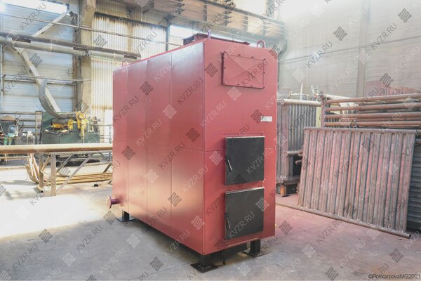 Котел 0.7 МВт на дровах с длинной топкой