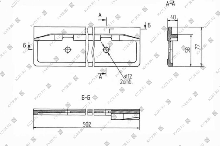 Чертеж уплотнения 00.1603.061 (Т 24.01.121)