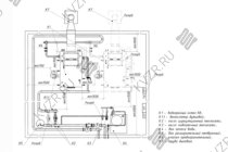 Схема подключения и монтажа водогрейного промышленного котла 1000 кВт на естественной тяге